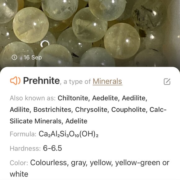 Natural Prehnite Necklace, Bronze Paw Print Heart Beat + Genuine Gemstone - Picture 15 of 16